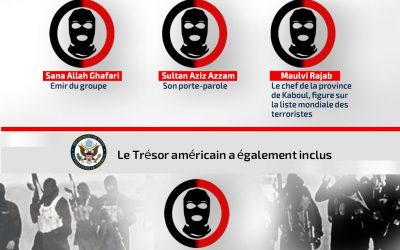 Infographie: 3 nouveaux dirigeants de Daech en Afghanistan sur la liste américaine des terroristes