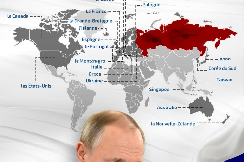 Infographie: La Russie dresse une liste des « États hostiles »