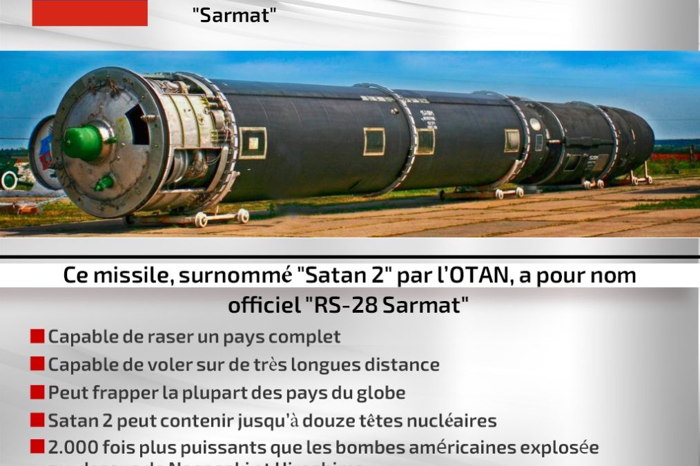Infographie: Ce que l’on sait sur le Sarmat, surnommé « Satan 2 », le nouveau missile intercontinental testé par la Russie