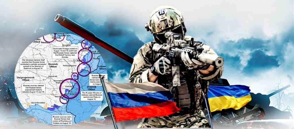 Guerre en Ukraine – les zones ukrainiennes sous contrôle russe (Infographie)