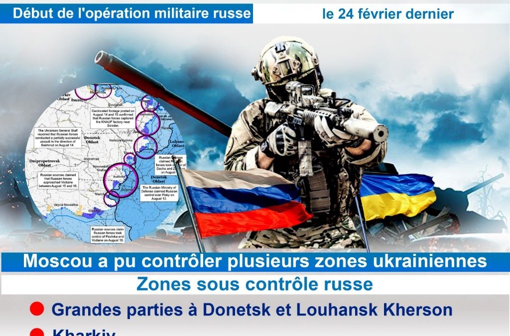 Infographie: Guerre en Ukraine – les zones ukrainiennes sous contrôle russe