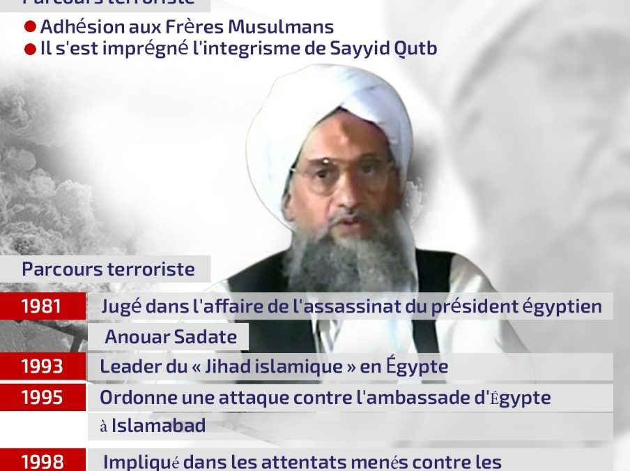 Infographie: Qui est Ayman al-Zawahiri, le chef d’Al-Qaïda tué par une frappe américaine ?