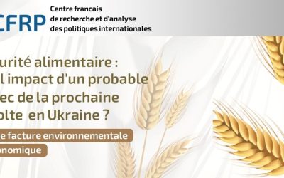 Infographie- Sécurité alimentaire : quel impact d’un probable échec de la prochaine récolte  en Ukraine?
