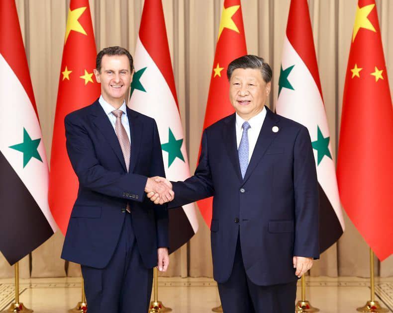 Bachar El-Assad en Chine: Pékin veut signifier que plus rien ne se fera sans elle au Moyen-Orient.